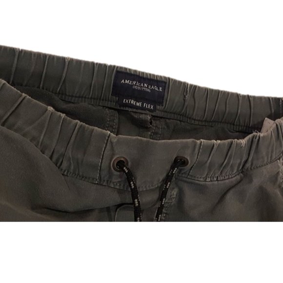 XS American Eagle Extreme Flex Blue Gray Jogger Pants - Picture 2 of 8